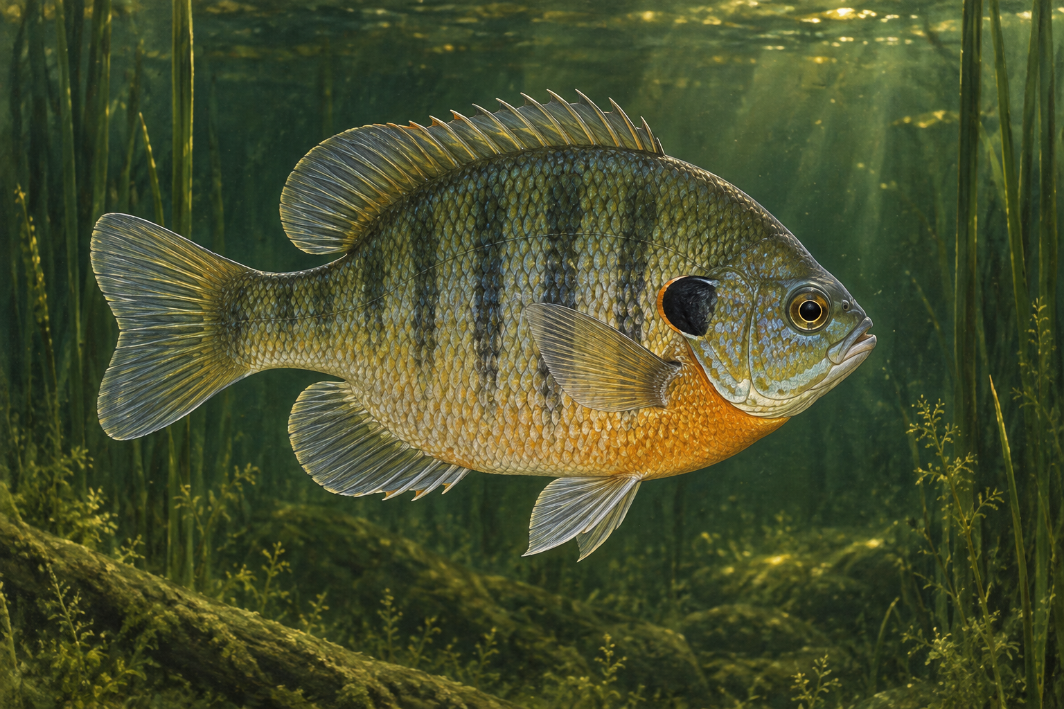 Generated Bluegill concept illustration